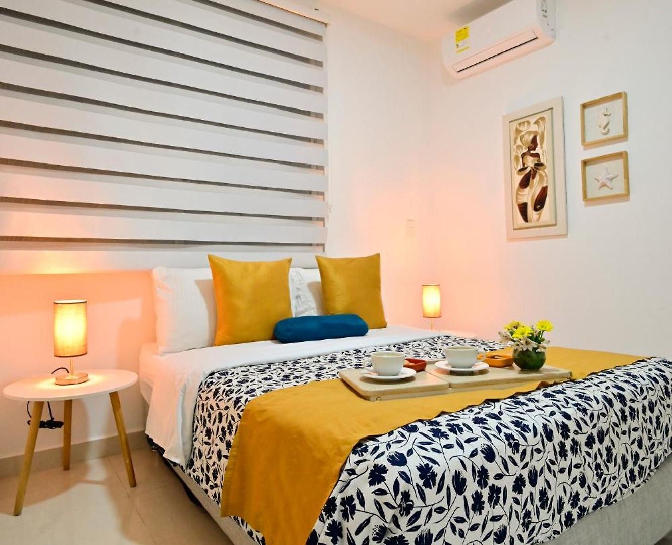 Apto Moderno - Aire Full - A Pasos De La Playa Apartamento Cartagena