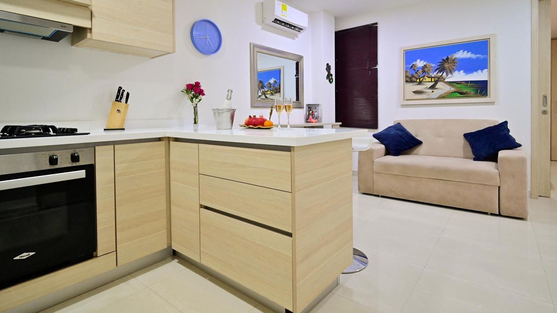 Apartamento Apto Moderno - Aire Full - A Pasos De La Playa Cartagena