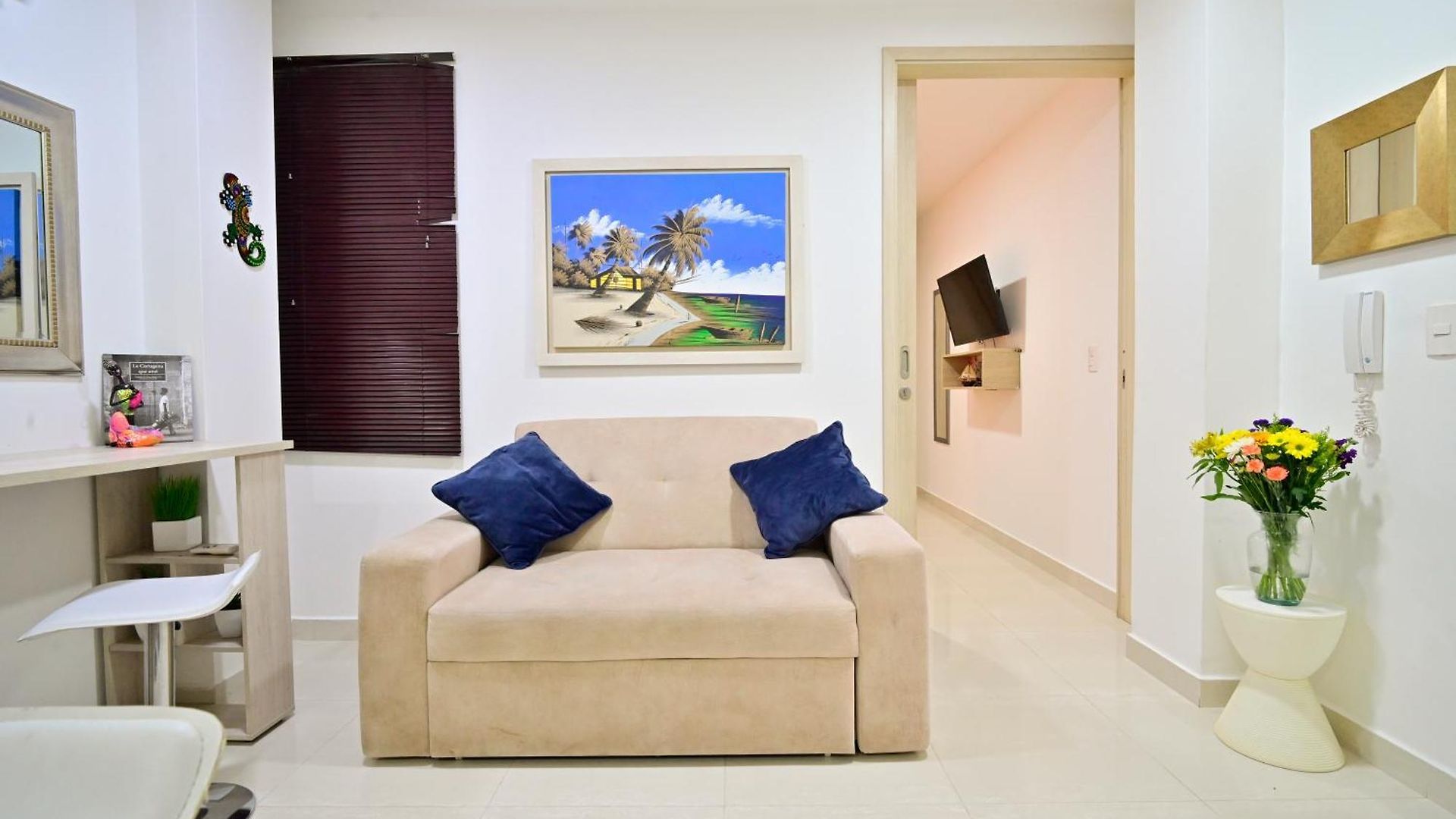 Apto Moderno - Aire Full - A Pasos De La Playa Apartamento Cartagena