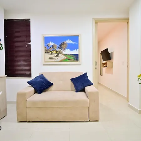 Apto Moderno - Aire Full - A Pasos De La Playa Apartamento Cartagena